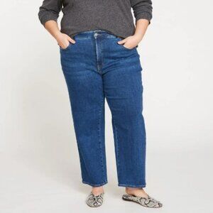 Universal Standard Blue Straight Leg Jeans